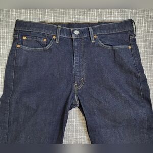 Levi's 514 Flex Straight Fit Jeans Dark Wash Blue Men's 38 (Actual 37x31)